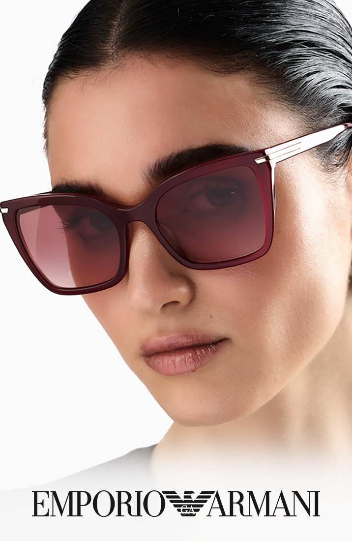 Emporio Armani eyewear campaign